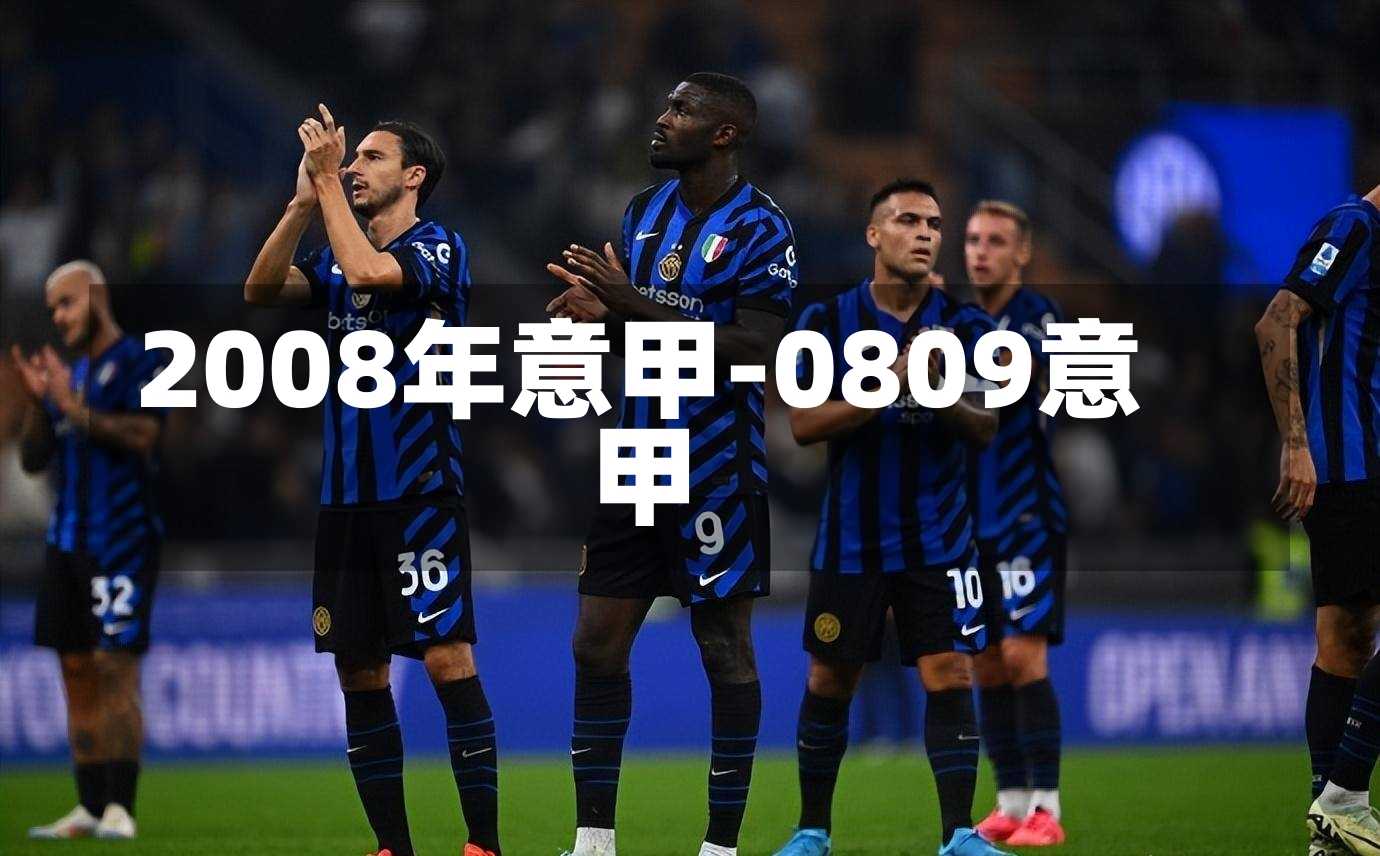2008年意甲-0809意甲