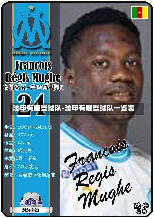 法甲有哪些球队-法甲有哪些球队一览表