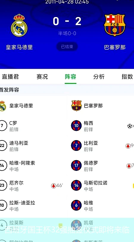 西班牙国王杯32强抽签仪式即将来临