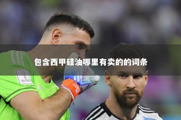 包含西甲硅油哪里有卖的的词条