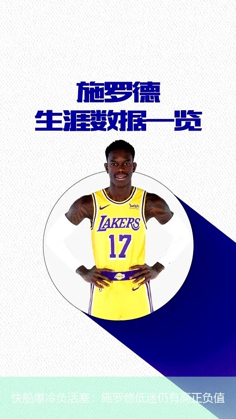 快船爆冷负活塞:施罗德低迷仍有高正负值